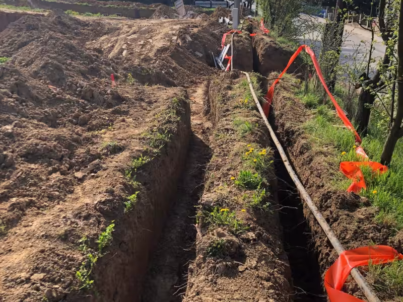 Odborná realizácia komplexného uzla inžinierskych prípojok.